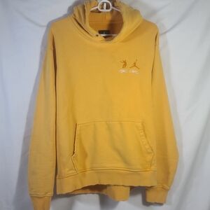 Jordan x Union LA MJ FLC Fleece Hoodie Sport Gold Colorway Size Large